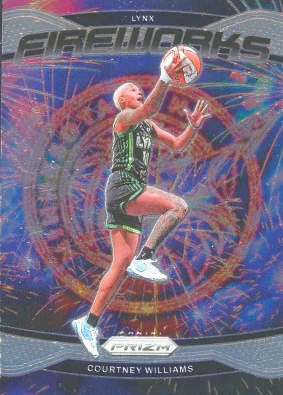 2024 Panini Prizm WNBA Fireworks Courtney Williams #7 card