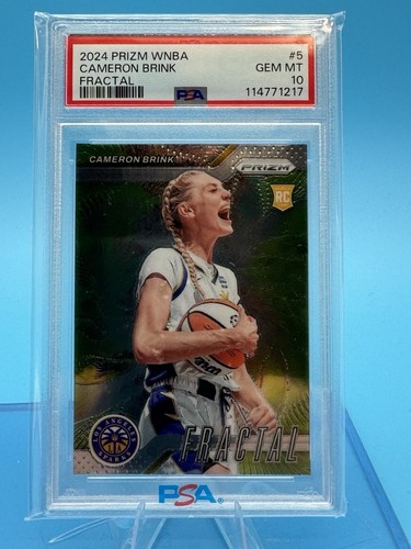 2024 Panini Prizm WNBA Fractal Cameron Brink #5 card