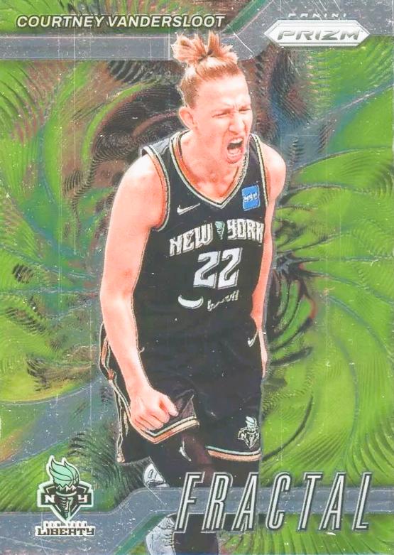 2024 Panini Prizm WNBA Fractal Courtney Vandersloot #8 card