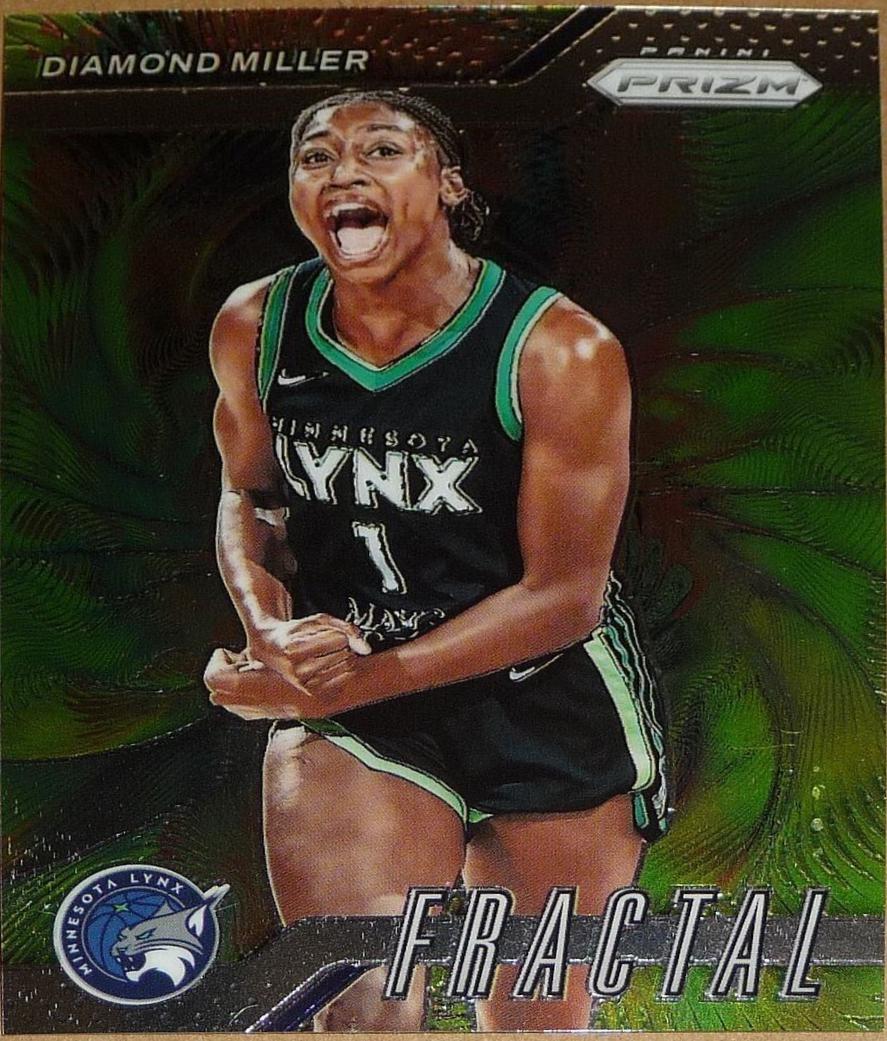 2024 Panini Prizm WNBA Fractal Diamond Miller #2 card