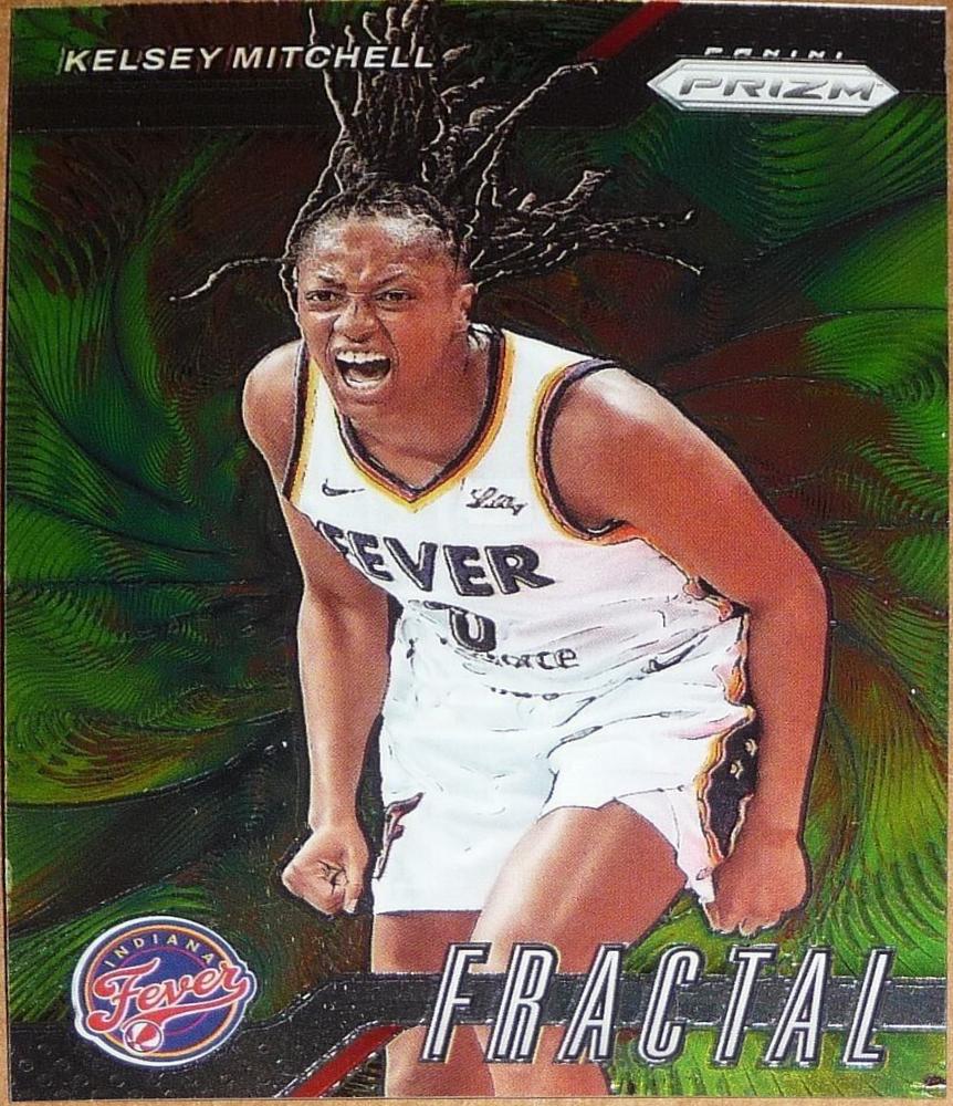 2024 Panini Prizm WNBA Fractal Kelsey Mitchell #4 card