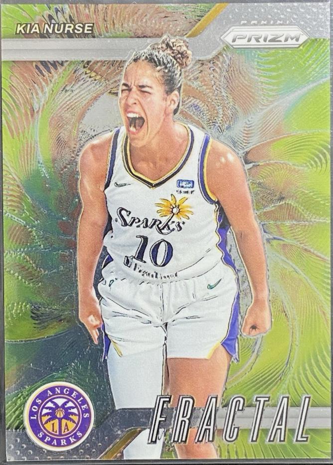 2024 Panini Prizm WNBA Fractal Kia Nurse #10 card