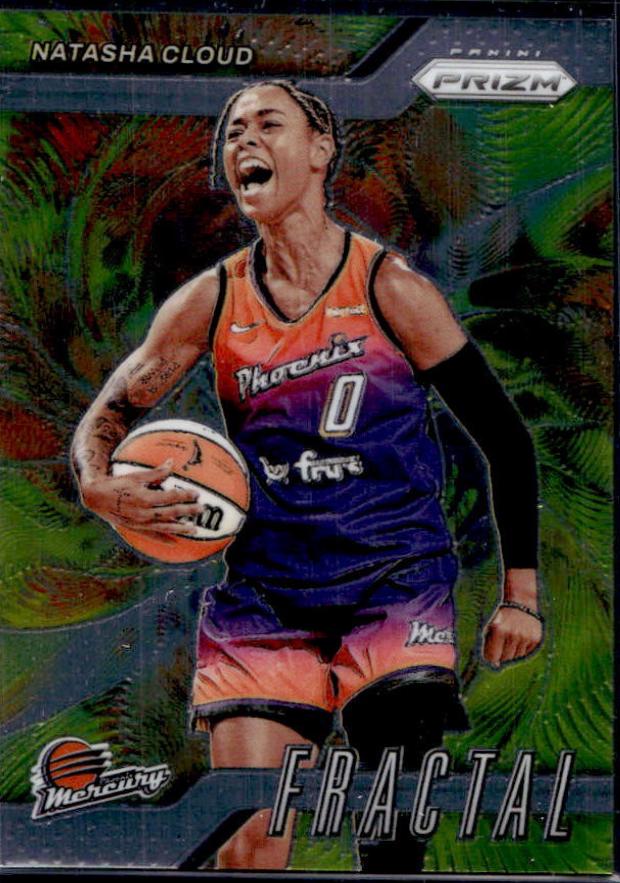 2024 Panini Prizm WNBA Fractal Natasha Cloud #12 card
