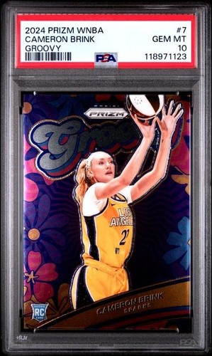 2024 Panini Prizm WNBA Groovy Cameron Brink #7 card