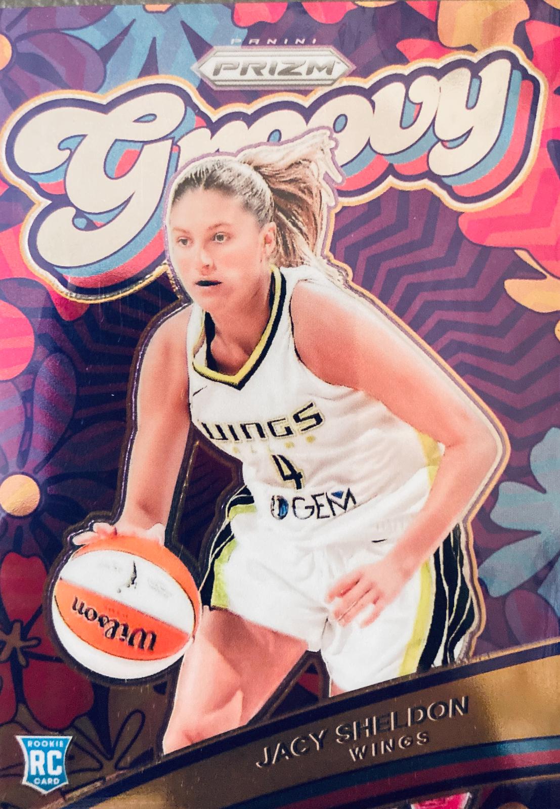 2024 Panini Prizm WNBA Groovy Jacy Sheldon #2 card