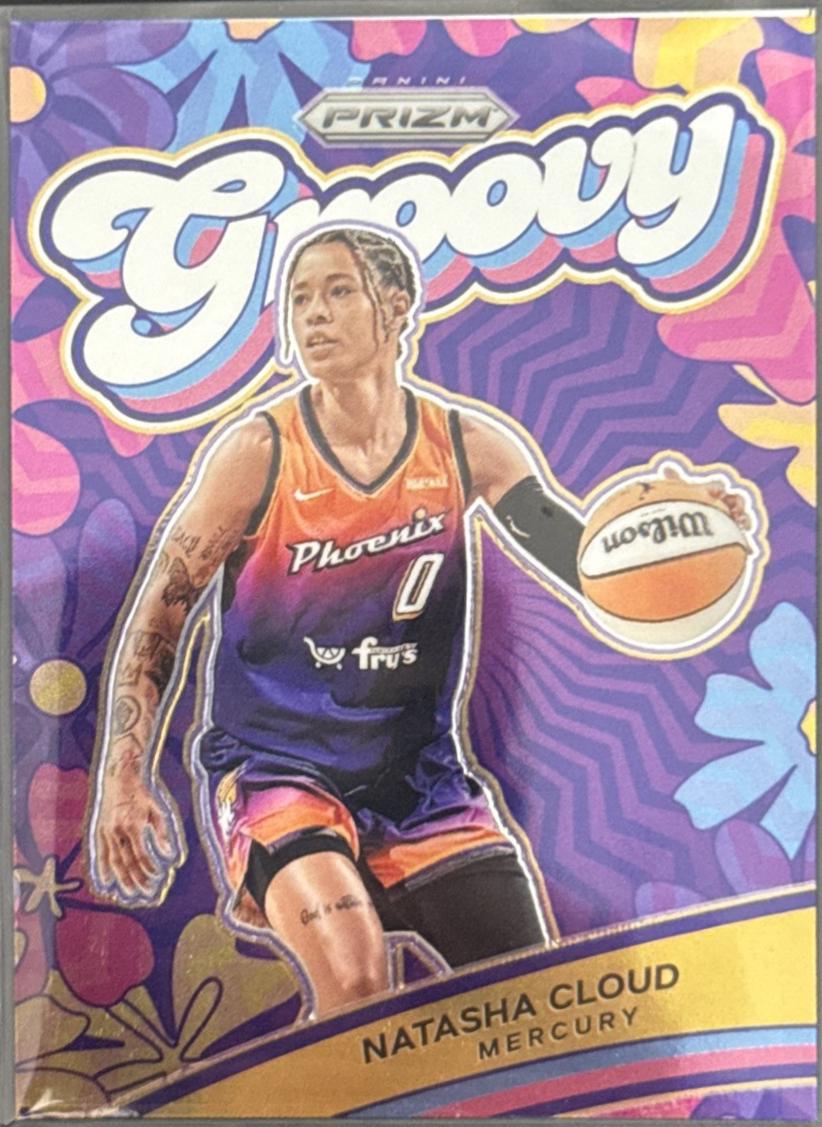 2024 Panini Prizm WNBA Groovy Natasha Cloud #5 card
