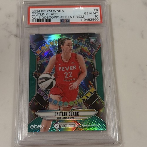 2024 Panini Prizm WNBA Kaleidoscopic Caitlin Clark [Green] #9 card