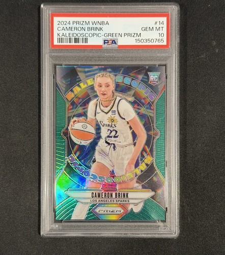 2024 Panini Prizm WNBA Kaleidoscopic Cameron Brink [Green] #14 card