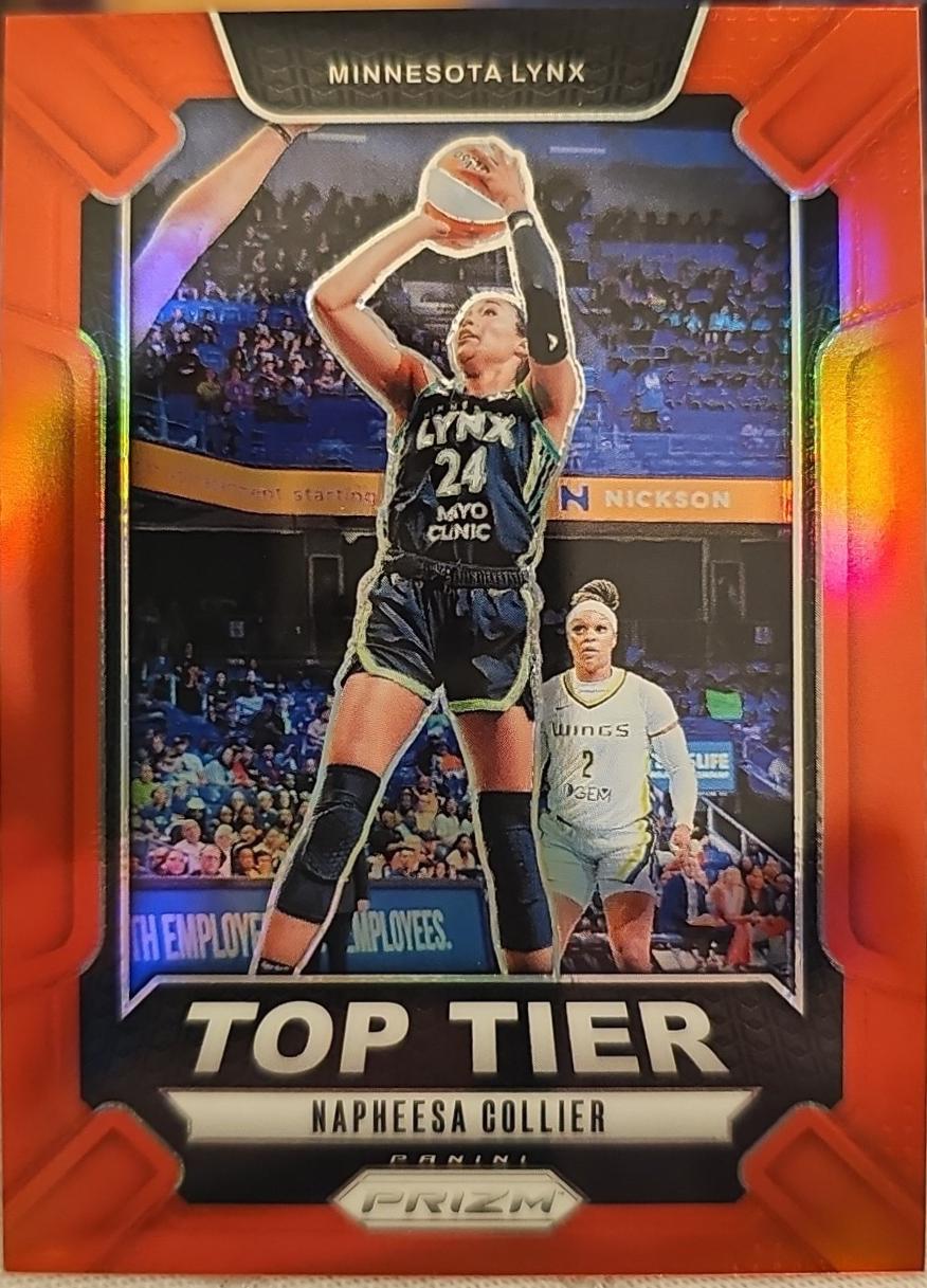 2024 Panini Prizm WNBA Top Tier Napheesa Collier [Red] #9 card