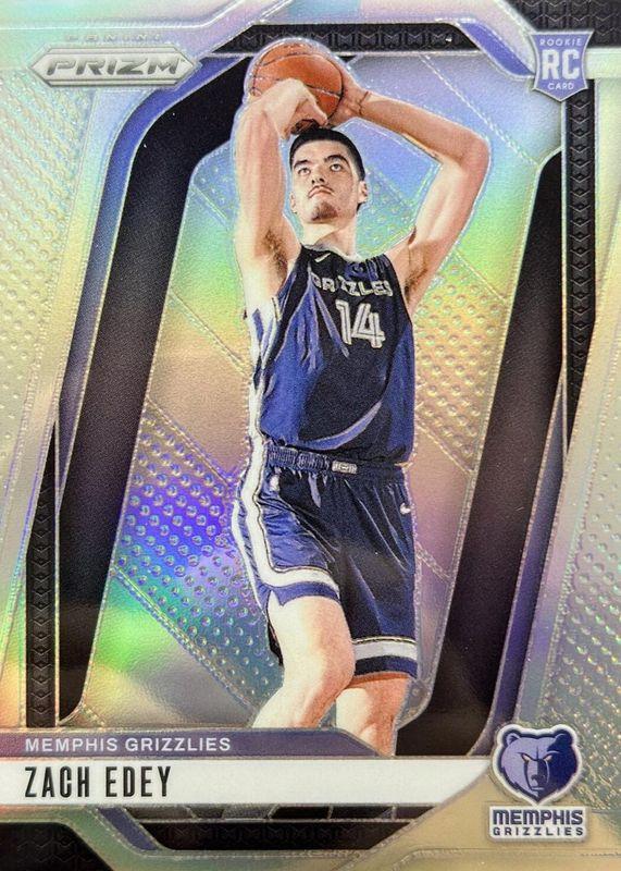 2024 Panini Prizm Zach Edey [Silver] #249 card