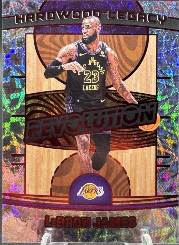 2024 Panini Revolution Hardwood Legacy LeBron James [Red Scope] #2 card