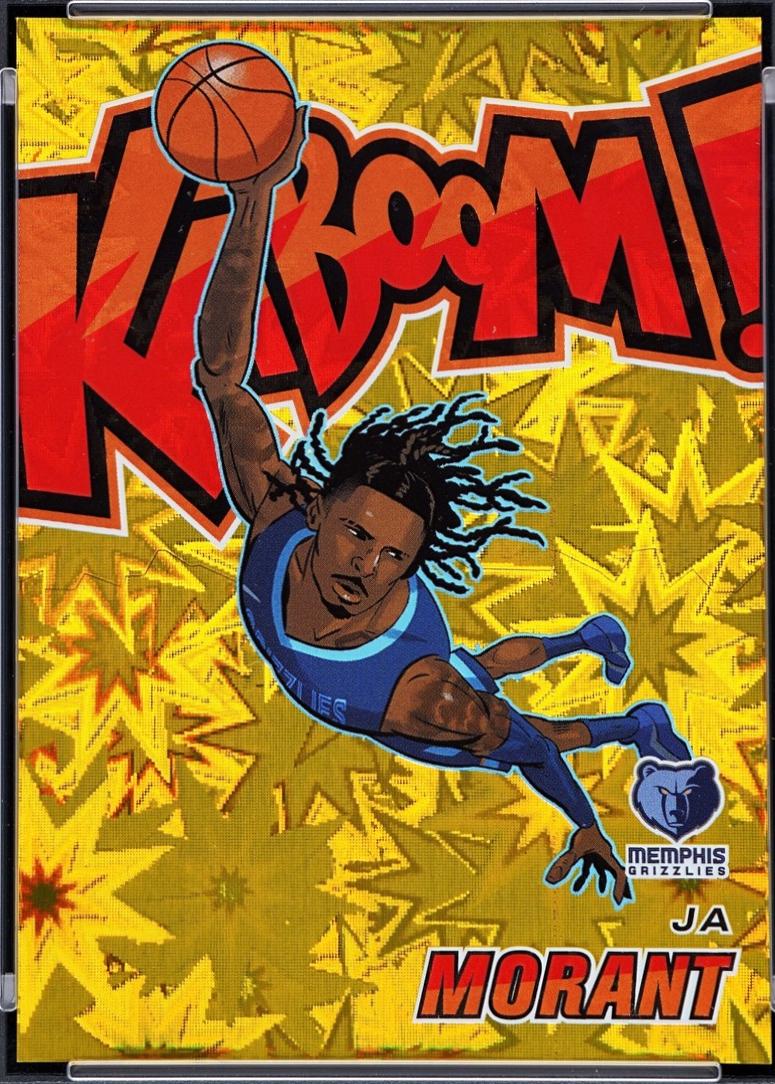 2024 Panini Revolution Kaboom Vertical Ja Morant [Gold] #5 card