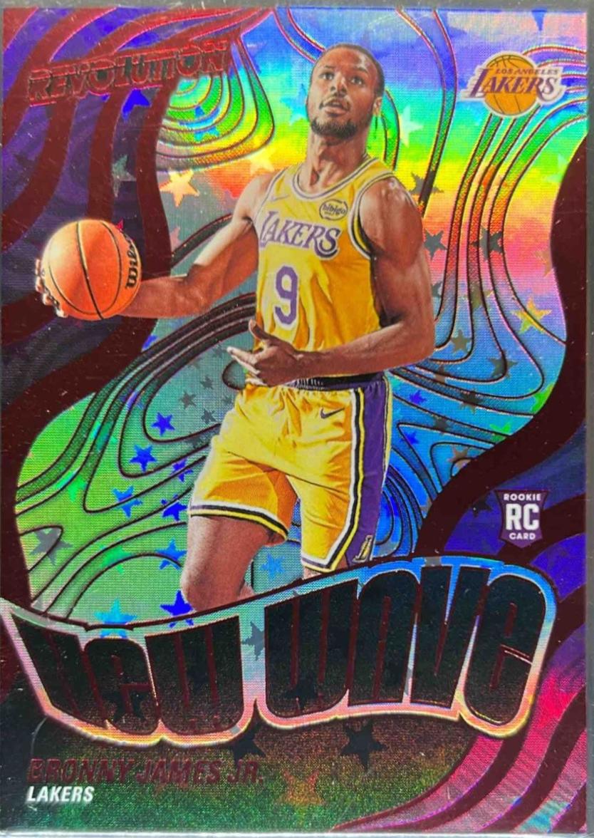 2024 Panini Revolution New Wave Bronny James Jr. [Red Astro] #6 card