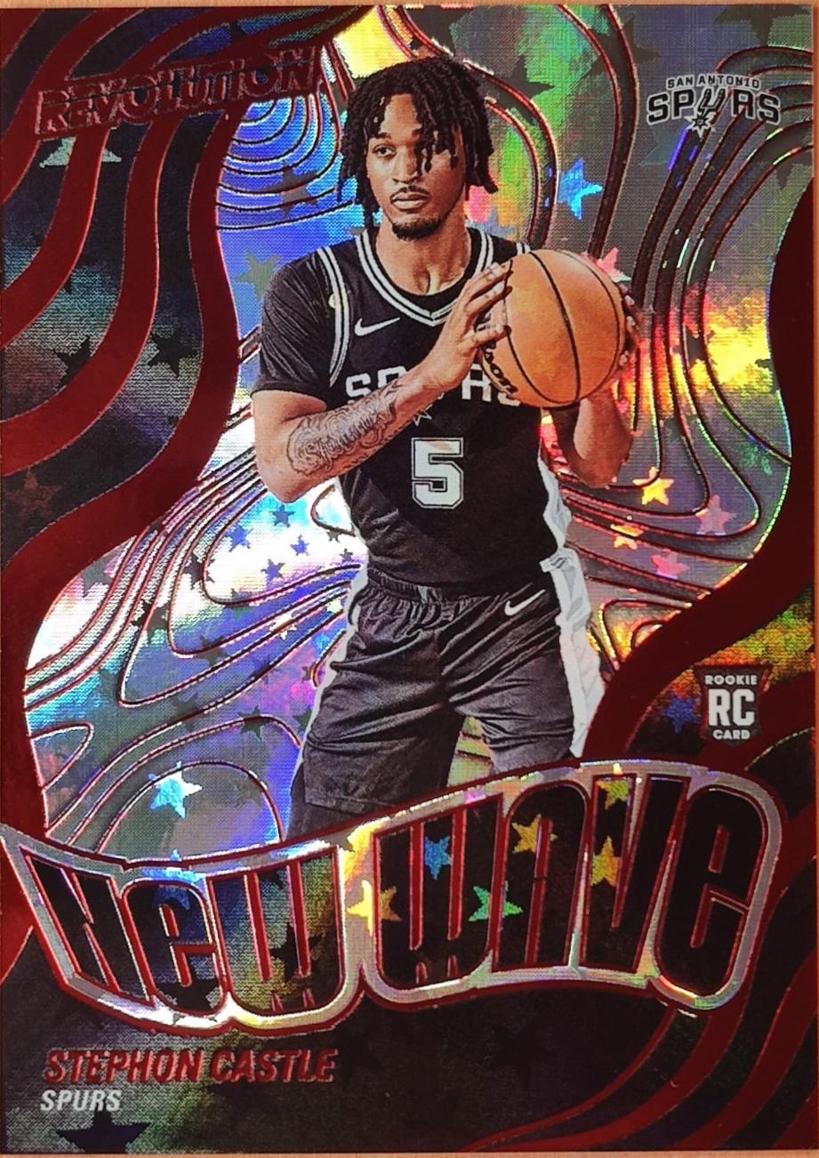 2024 Panini Revolution New Wave Stephon Castle [Red Astro] #18 card