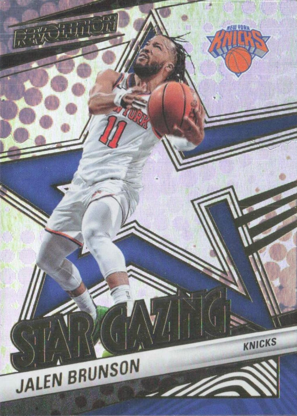 2024 Panini Revolution Star Gazing Jalen Brunson #24 card