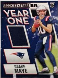 2024 Panini Rookies & Stars Year One Drake Maye #YO-DME card
