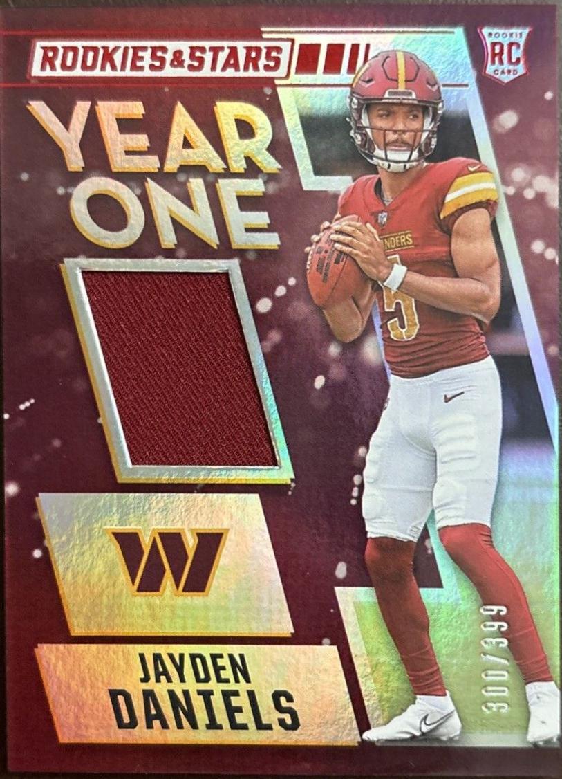 2024 Panini Rookies & Stars Year One Jayden Daniels [Longevity] #YO-JDS card