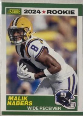 2024 Panini Score 35th Anniversary Rookie Malik Nabers #5 card