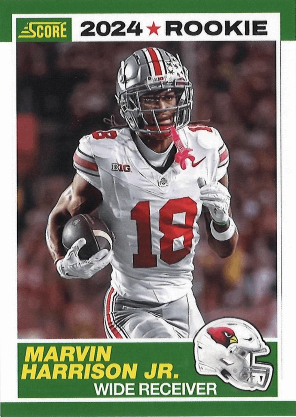 2024 Panini Score 35th Anniversary Rookie Marvin Harrison Jr. #4 card