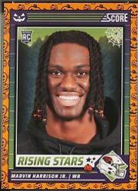 2024 Panini Score-A-Treat Rising Stars Marvin Harrison Jr [Pumpkin] #38 card
