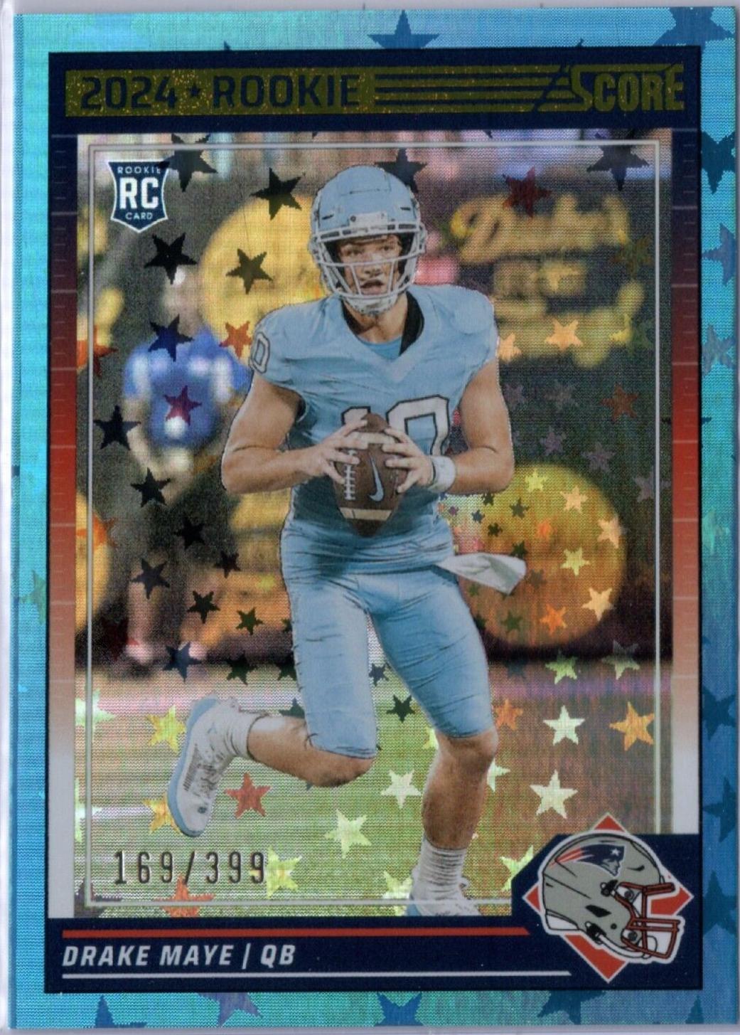 2024 Panini Score Drake Maye [Stars] #303 card