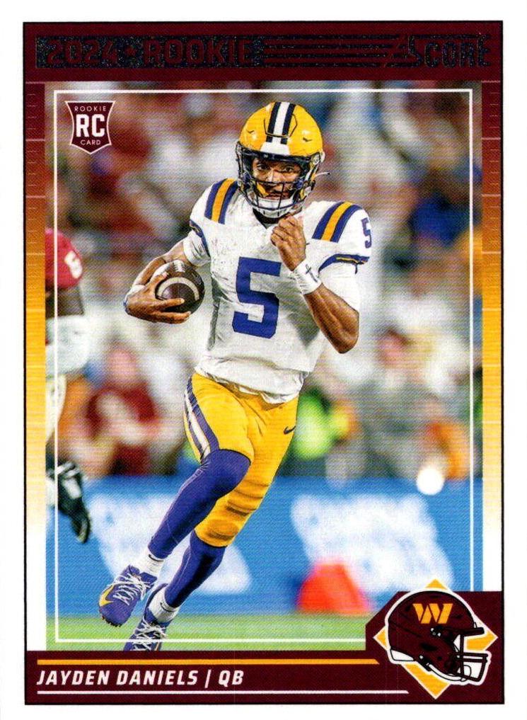 2024 Panini Score Jayden Daniels #302 card