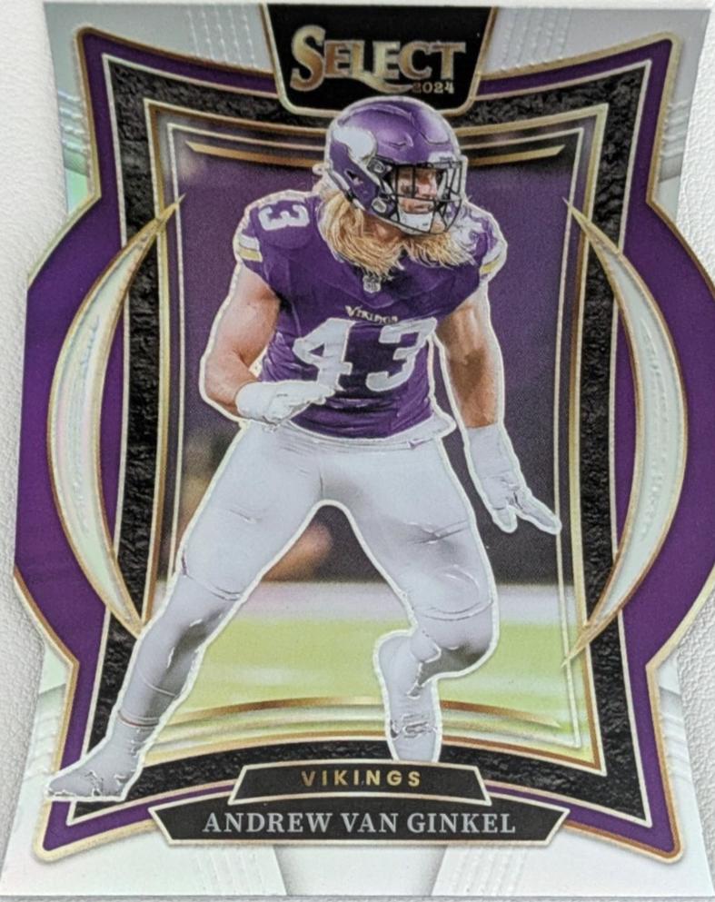 2024 Panini Select Andrew Van Ginkel [Silver Prizm Die-Cut] #6 card
