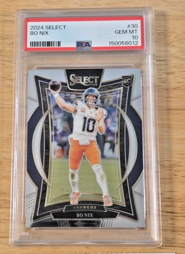2024 Panini Select Bo Nix #30 card