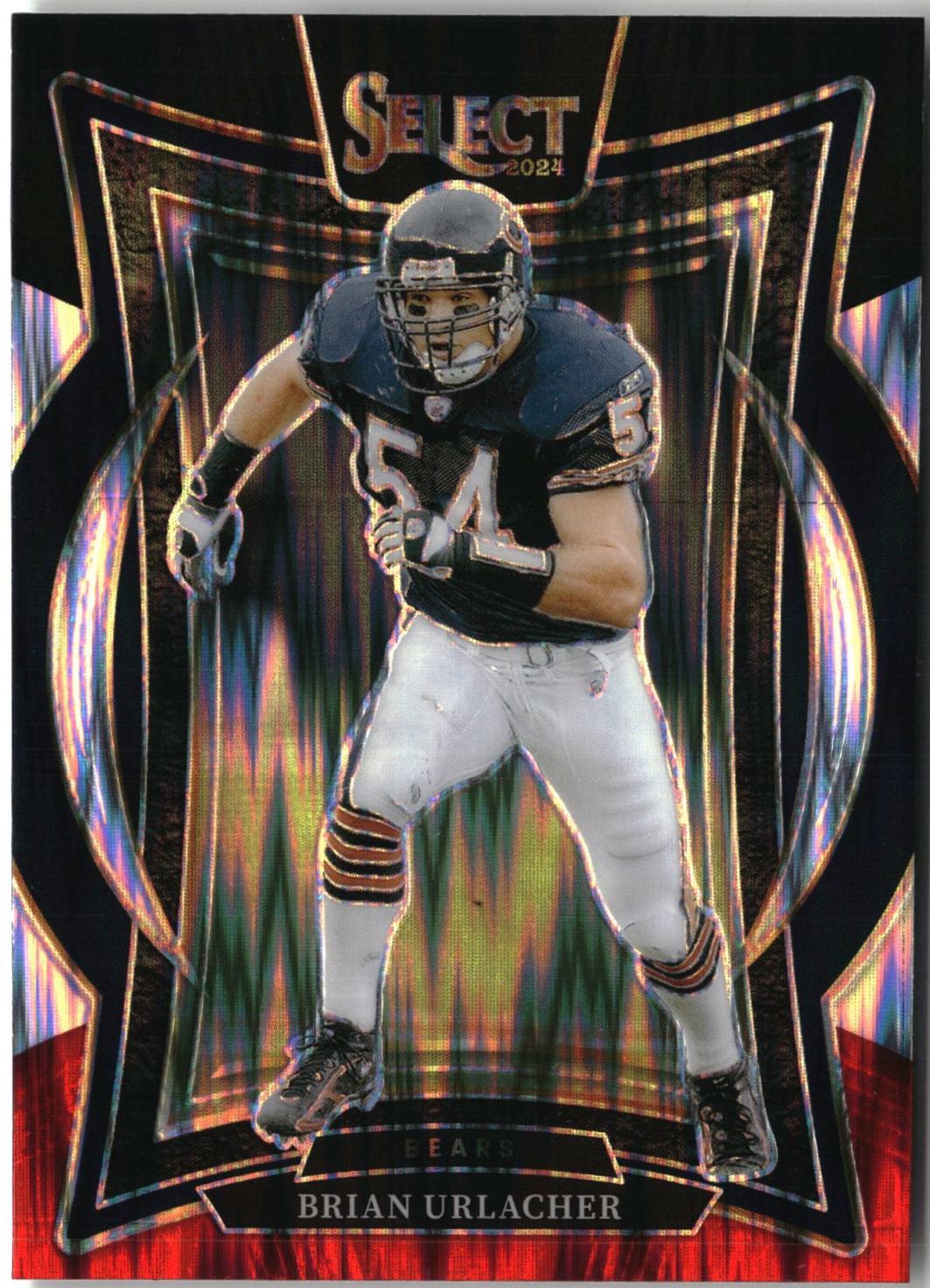 2024 Panini Select Brian Urlacher [Black Red Prizm Shock] #13 card