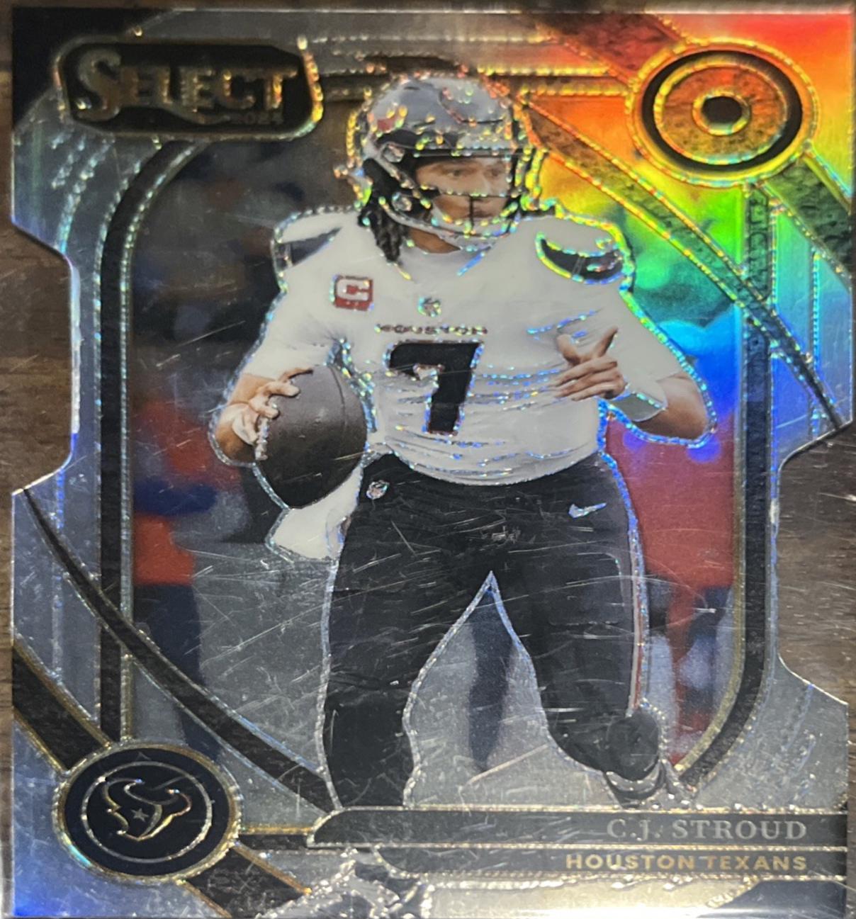 2024 Panini Select C.J. Stroud [Silver Prizm Die-Cut] #233 card