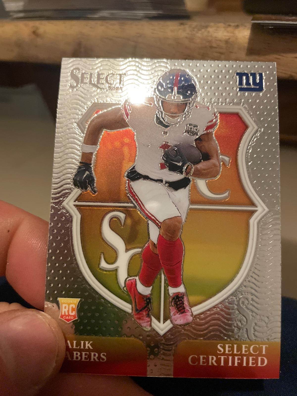 2024 Panini Select Certified Rookie Malik Nabers #6 card