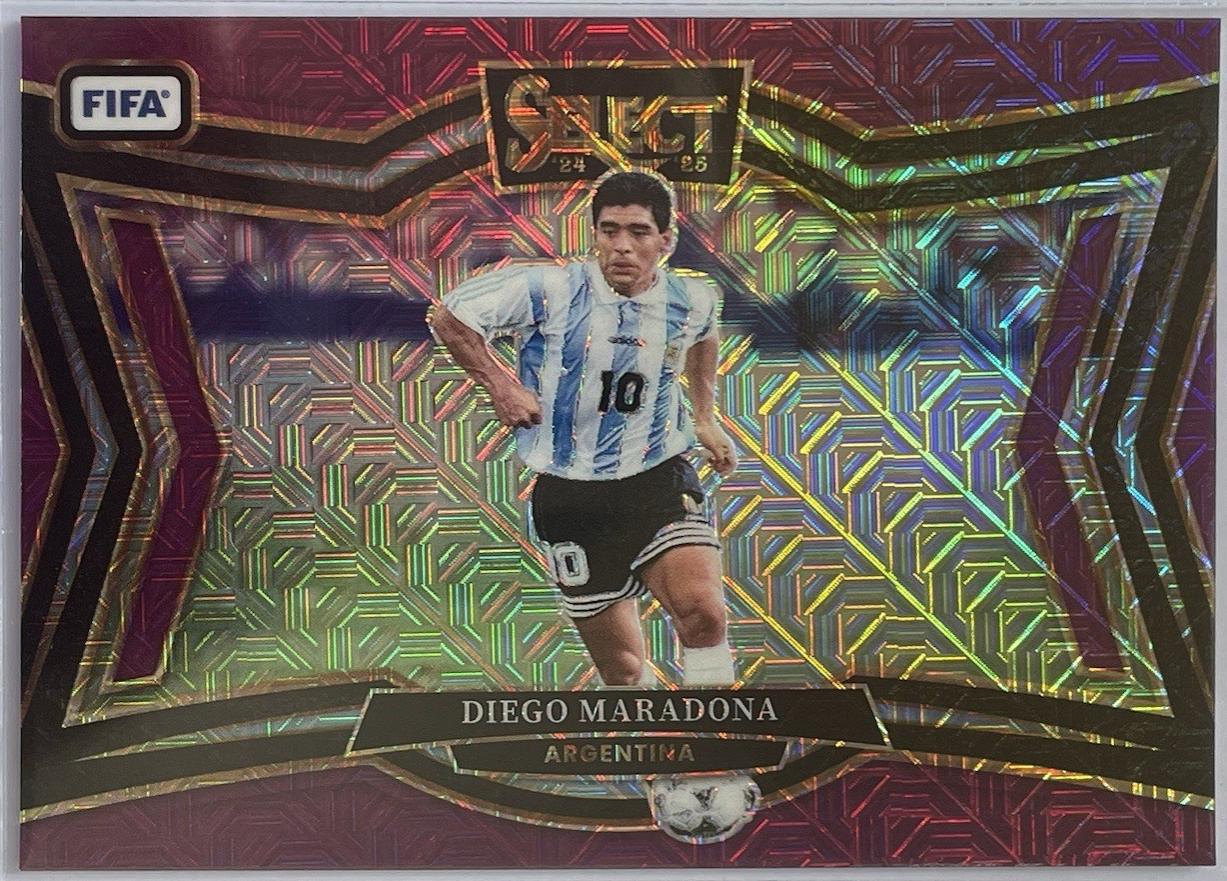 2024 Panini Select FIFA Diego Maradona [Purple Mojo] #248 card