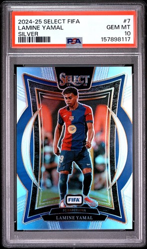 2024 Panini Select FIFA Lamine Yamal [Silver] #7 card
