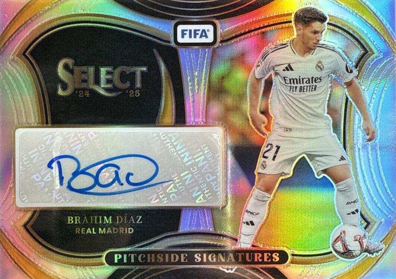 2024 Panini Select FIFA Pitchside Signature Brahim Diaz #PS-BD card