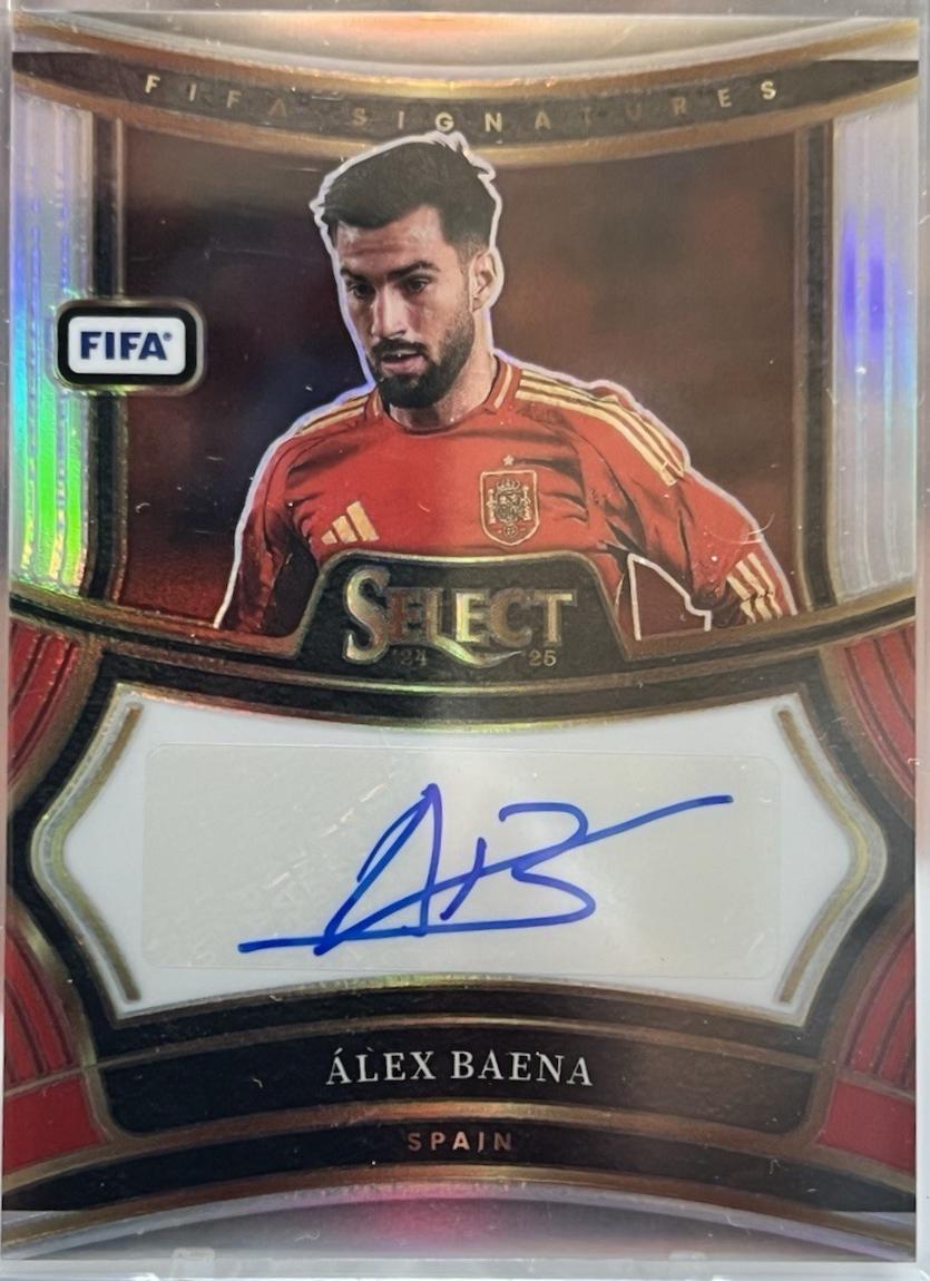 2024 Panini Select FIFA Signature Alex Baena #S-AB card