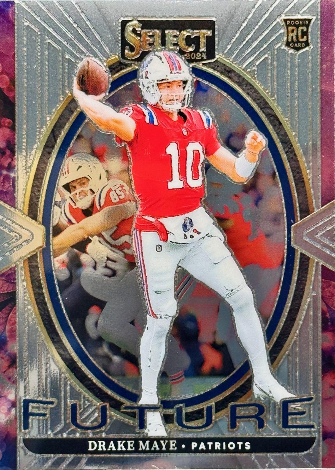 2024 Panini Select Future Drake Maye #5 card