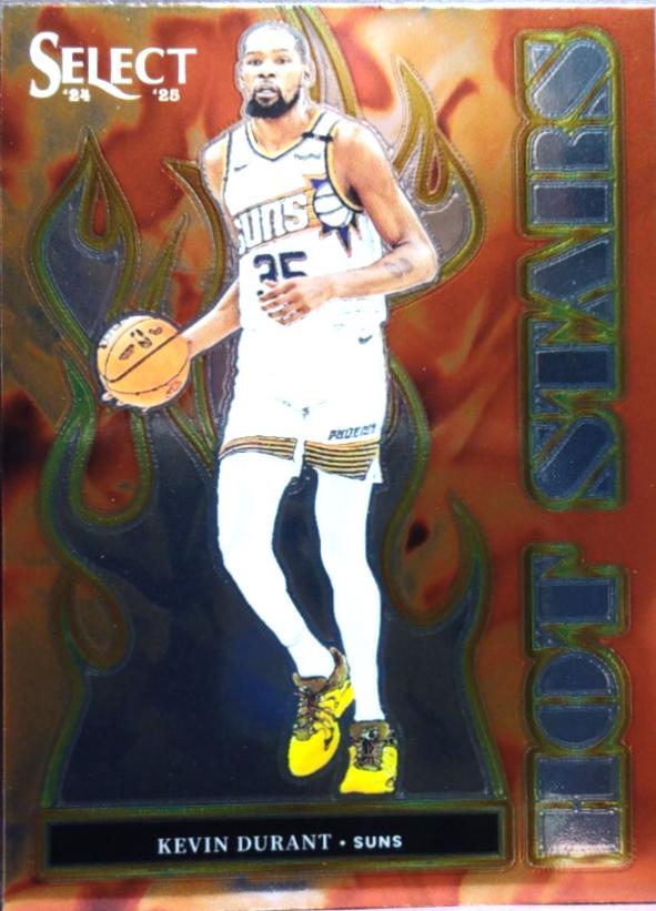 2024 Panini Select Hot Stars Kevin Durant #14 card