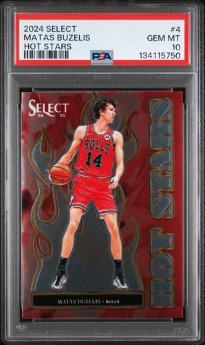 2024 Panini Select Hot Stars Matas Buzelis #4 card