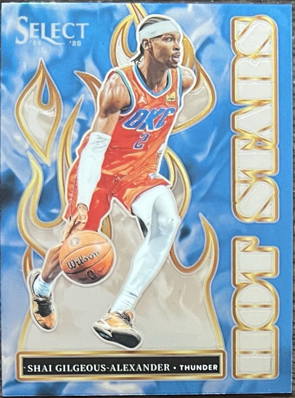 2024 Panini Select Hot Stars Shai Gilgeous-Alexander #7 card