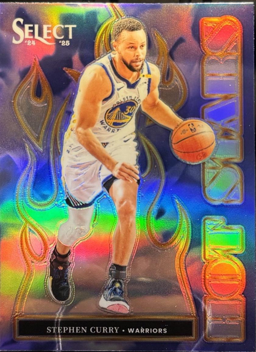 2024 Panini Select Hot Stars Stephen Curry [Silver Prizm] #12 card