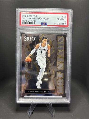 2024 Panini Select Hot Stars Victor Wembanyama [Silver Prizm] #13 card