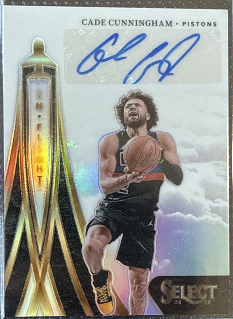 2024 Panini Select In Flight Signature Cade Cunningham #IFS-CAD card