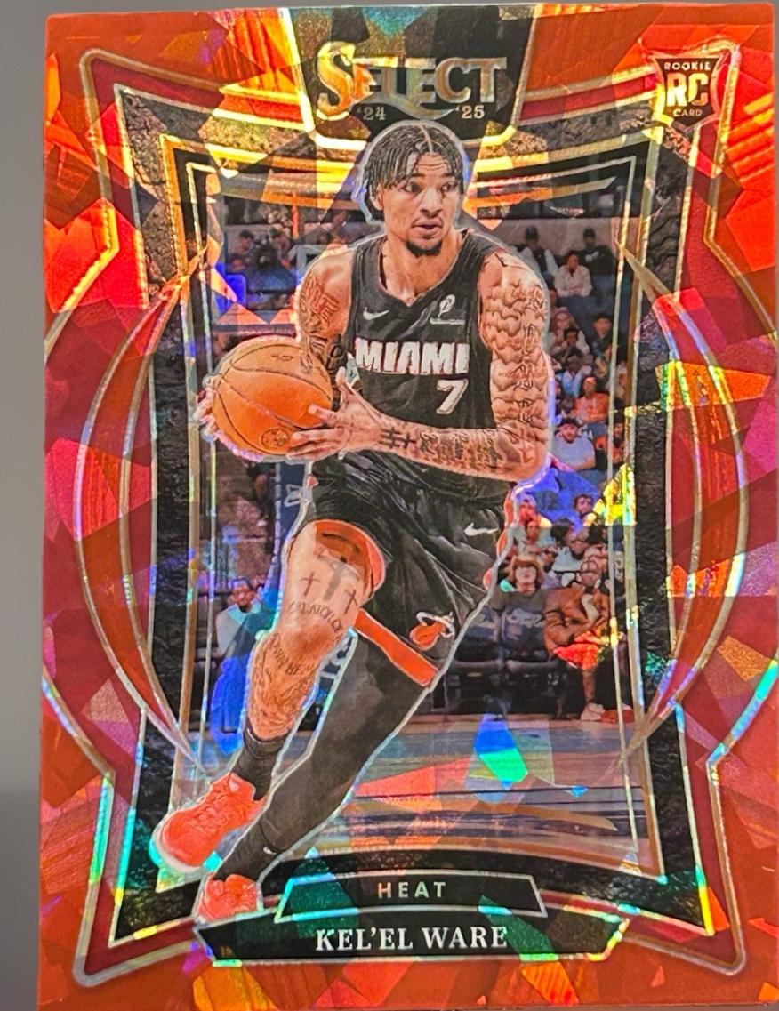 2024 Panini Select Kel'el Ware [Red Cracked Ice Prizm] #66 card