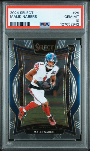 2024 Panini Select Malik Nabers #29 card
