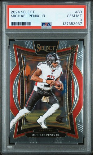 2024 Panini Select Michael Penix Jr. #80 card