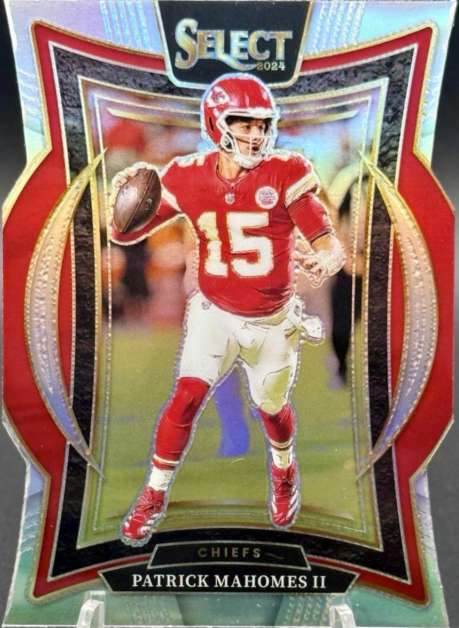 2024 Panini Select Patrick Mahomes II [Silver Prizm Die-Cut] #33 card