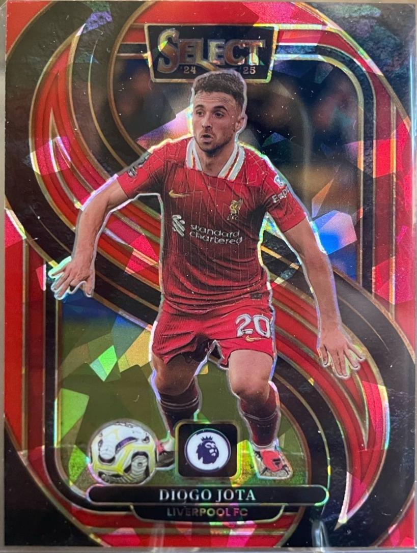 2024 Panini Select Premier League Diogo Jota [Red Ice] #141 card