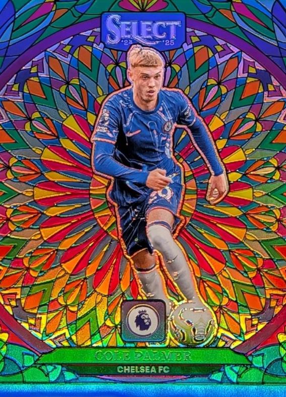 2024 Panini Select Premier League Stained Glass Cole Palmer #14 card