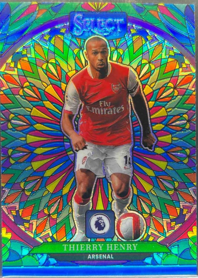 2024 Panini Select Premier League Stained Glass Thierry Henry #27 card