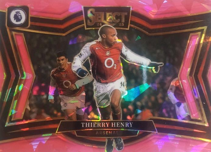 2024 Panini Select Premier League Thierry Henry [Pink Ice] #248 card